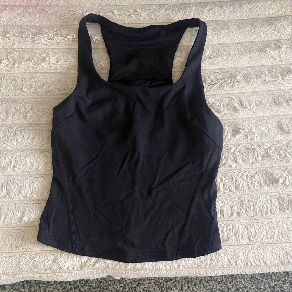 lululemon black racerback tank (not sold anymore) *racelength